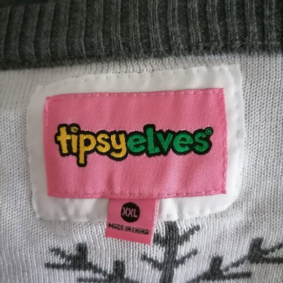 Tipsy Elves Gray Snowman Sweater - Picture 5 of 6